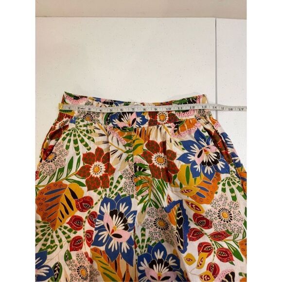 C & C California linen pants women’s floral colorful size small - Picture 3 of 5